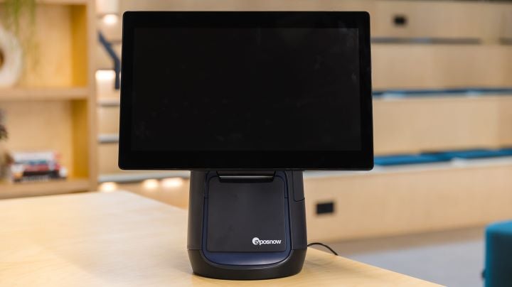 Epos Now POS terminal displayed in an office environment